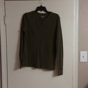 100% Cotton Long Green Sleeve Shirt